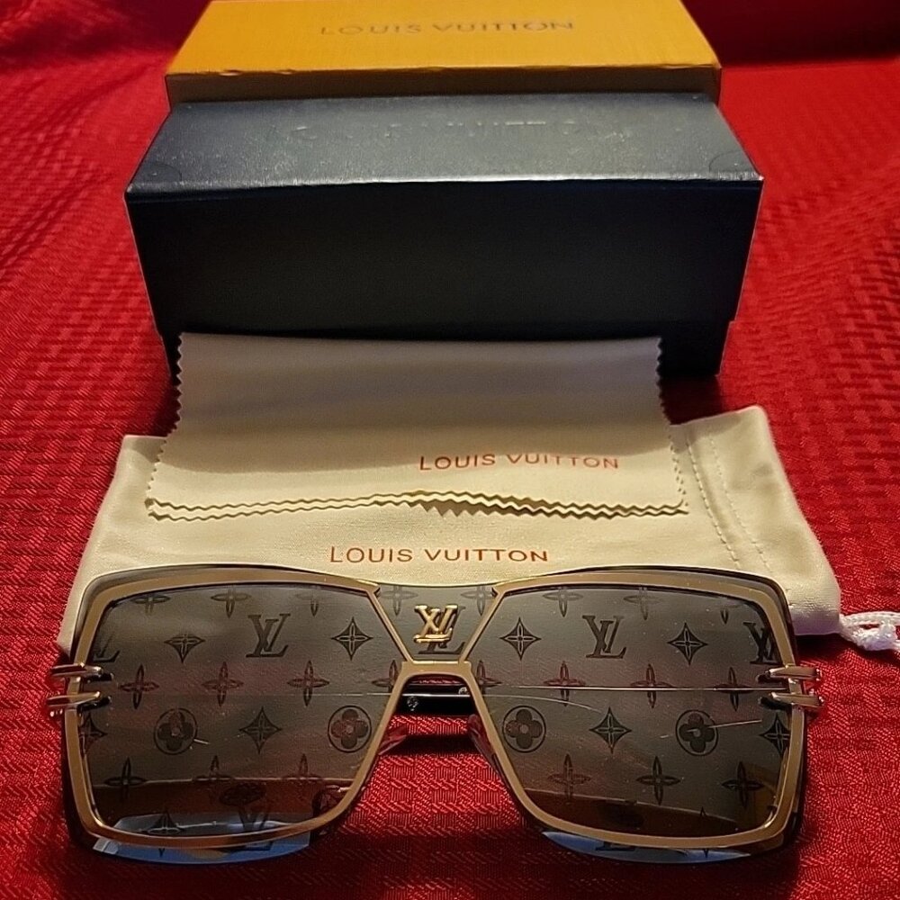 Louis Vuitton Monogram Sunglasses New With Box, Case, Bag, and Cleaning Cloth